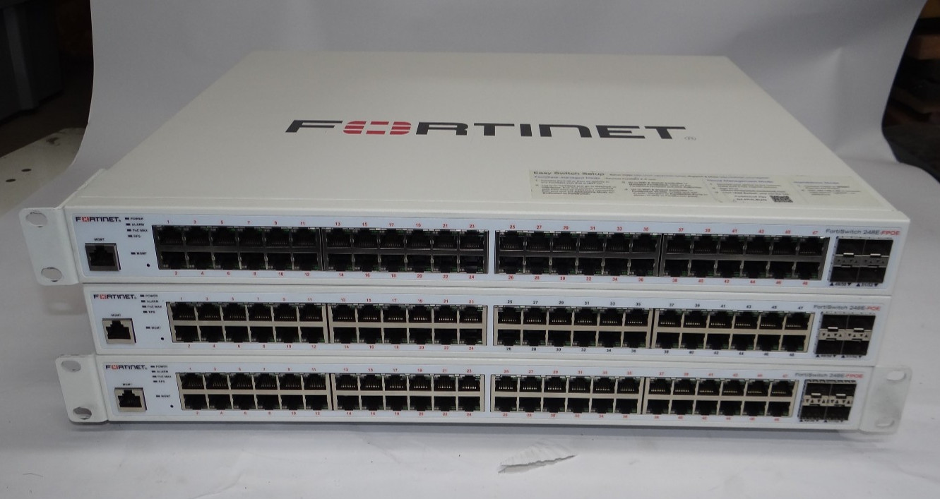 Fortinet FS-248E-FPOE 48x GE RJ45  4x GE SFP Ports FPOE Switch