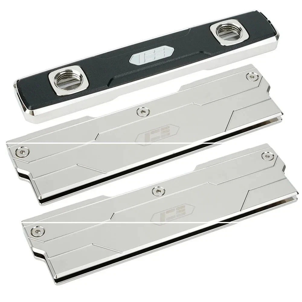 IceManCooler Full Nickel RAM Water Block Direct Touch Memory Cooler G1/4"