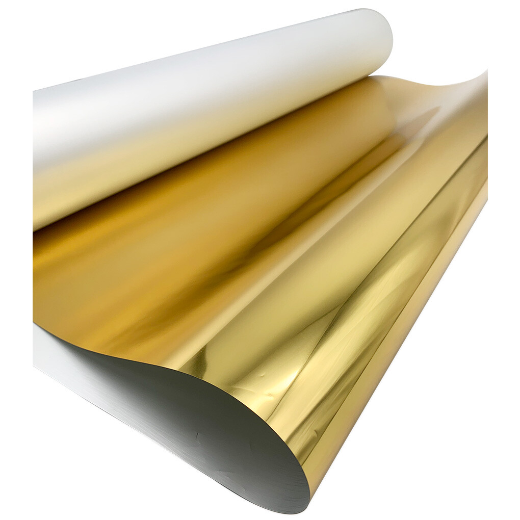 CALCA 11.8in x 328ft DTF Gold / Silver Foil Film Roll Cold Peel 2.95in Core