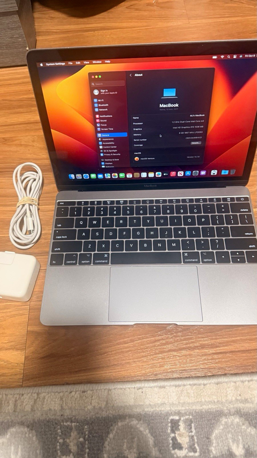 Apple MacBook 12" Retina 2017 Core m3 1.2GHz 8GB 256GB SSD USB-C Gray