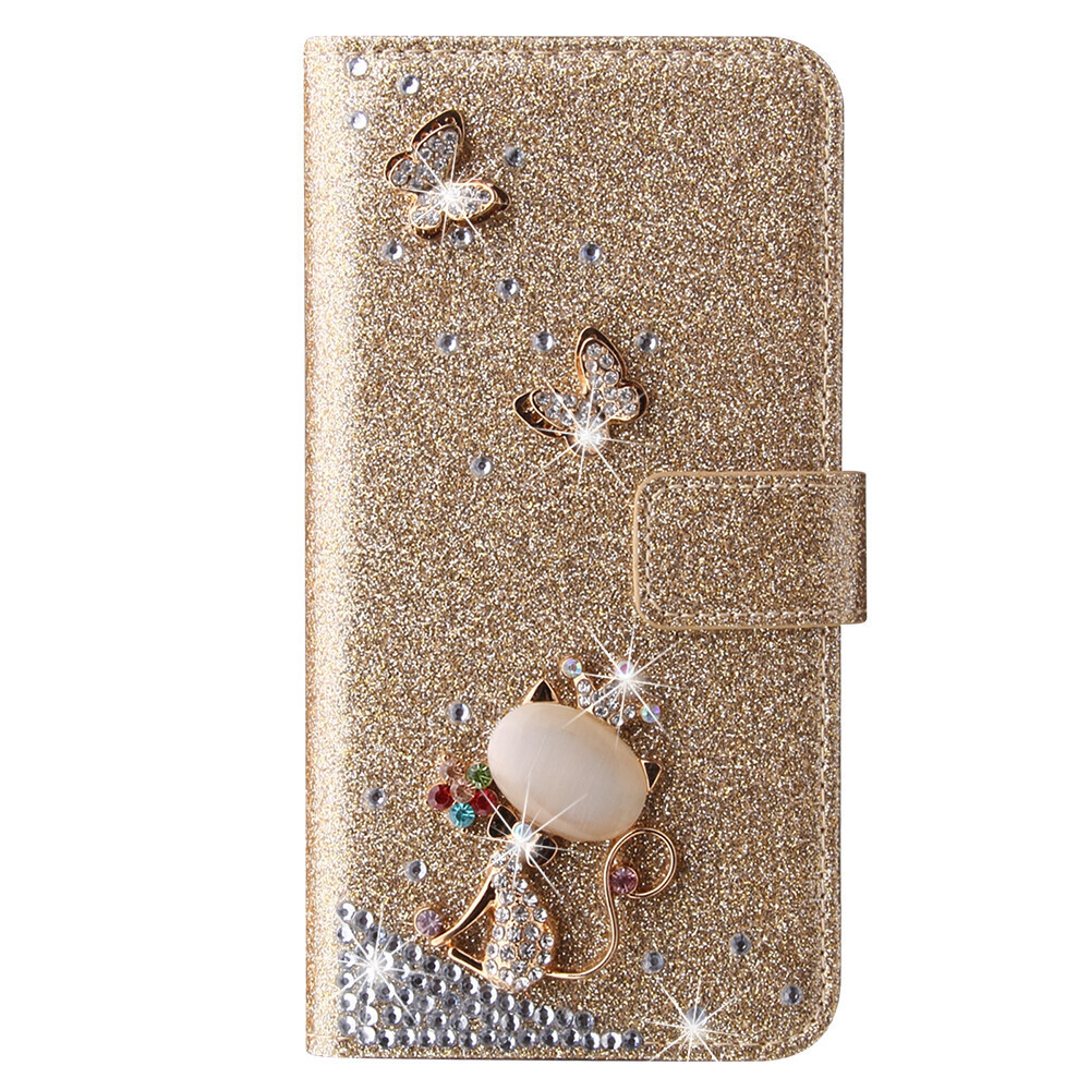 Diamond Fox Card Wallet Cover Case For A50 A21S A41 A10 A6 A30 A20 Note 20