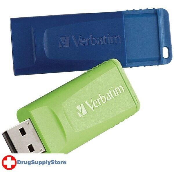 PE 16GB Store 'n' Go USB Flash Drive (2 pk; Blue & Green)