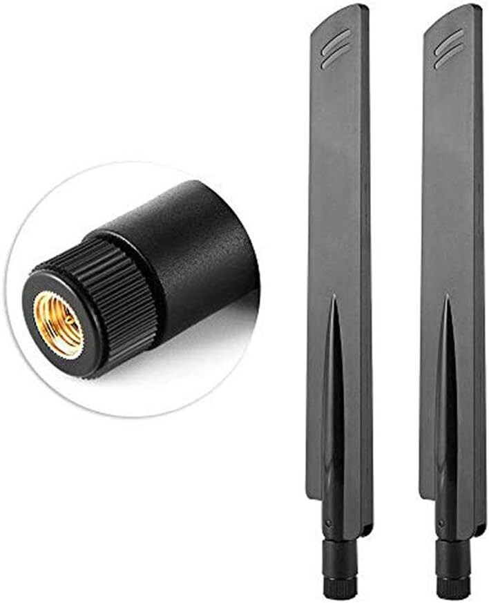 2pcs Dual Band 2.4G/5GHz WiFi Antenna 9dBi SMA for FPV Drone Smart Home Devices
