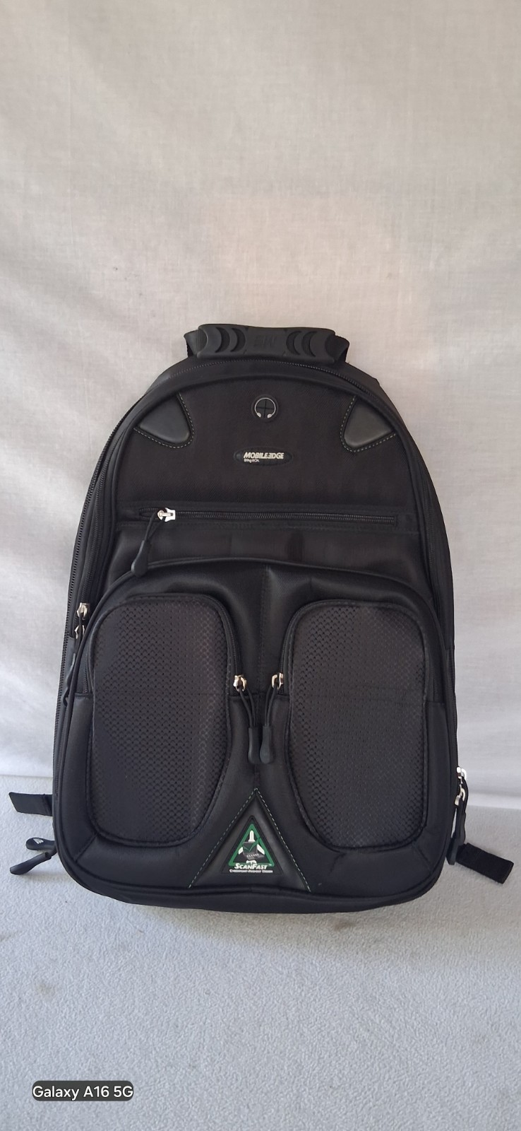 NWOT Mobile Edge Scan Fast Check Point Friendly Multi-Pockets Laptop Backpack BK