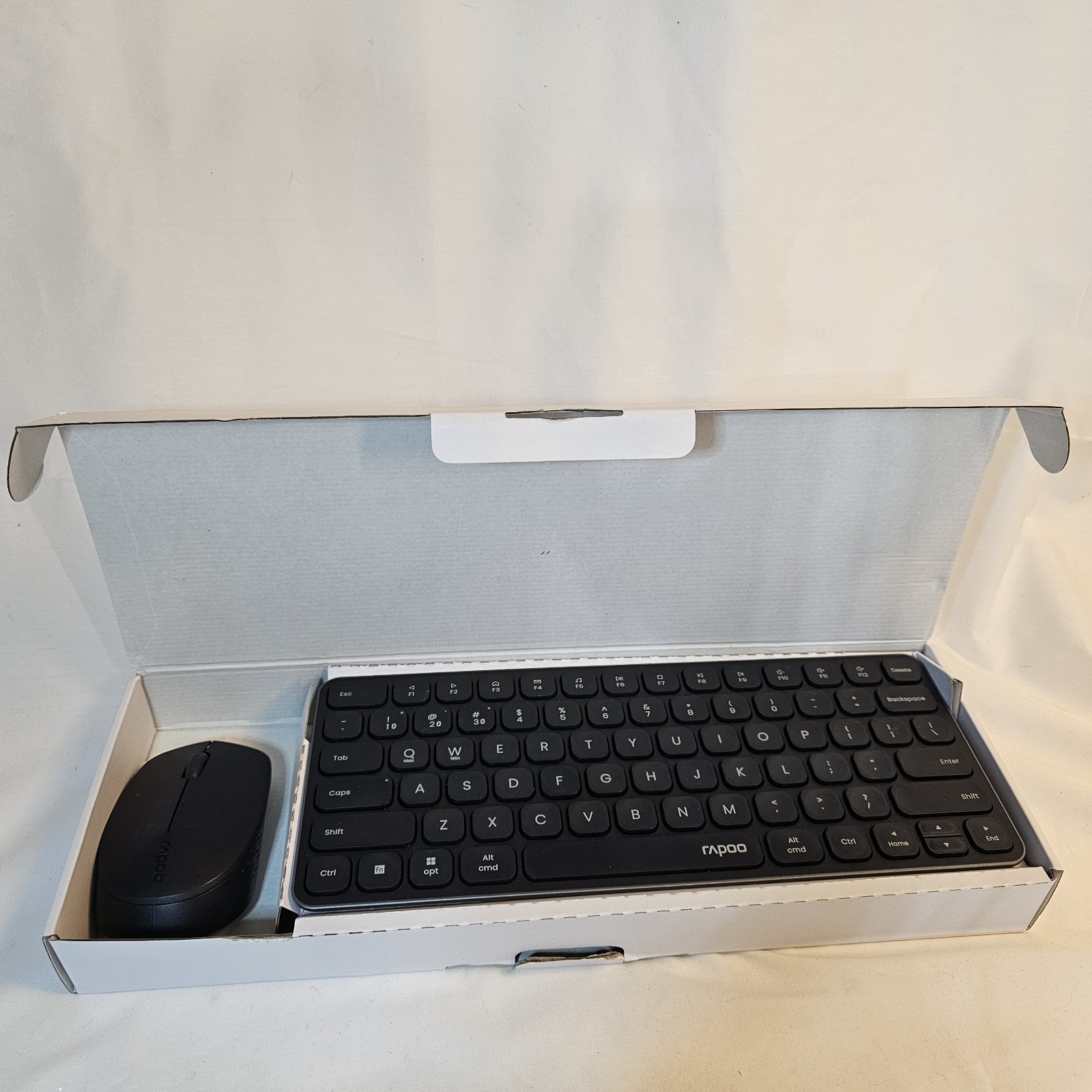 Rapoo 9010M Multi-Device Keyboard and Mouse Combo, 2.4GHz/Bluetooth 5.0/4.0 Wire