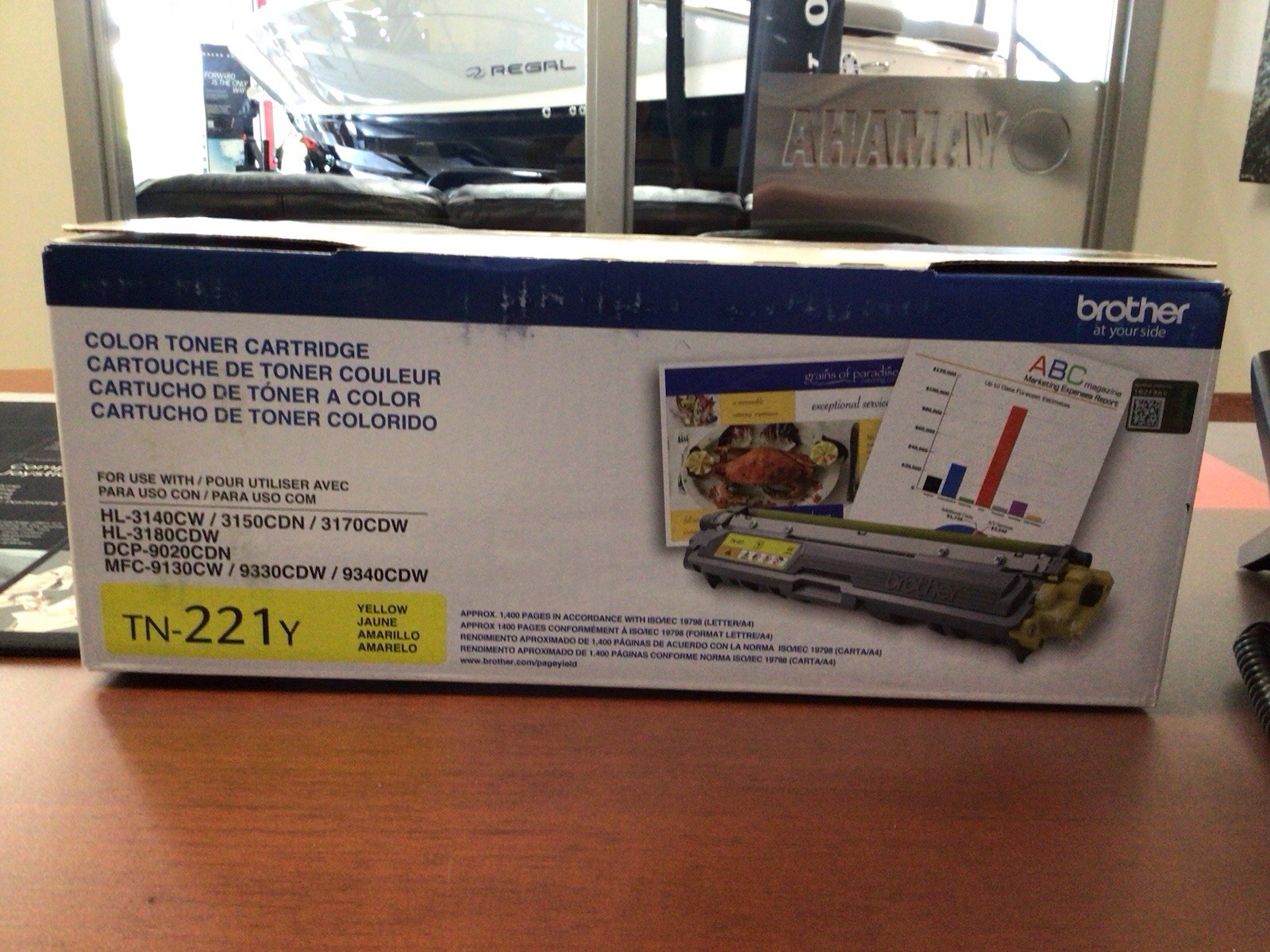 Genuine Brother TN-221 Yellow Ink Cartridge