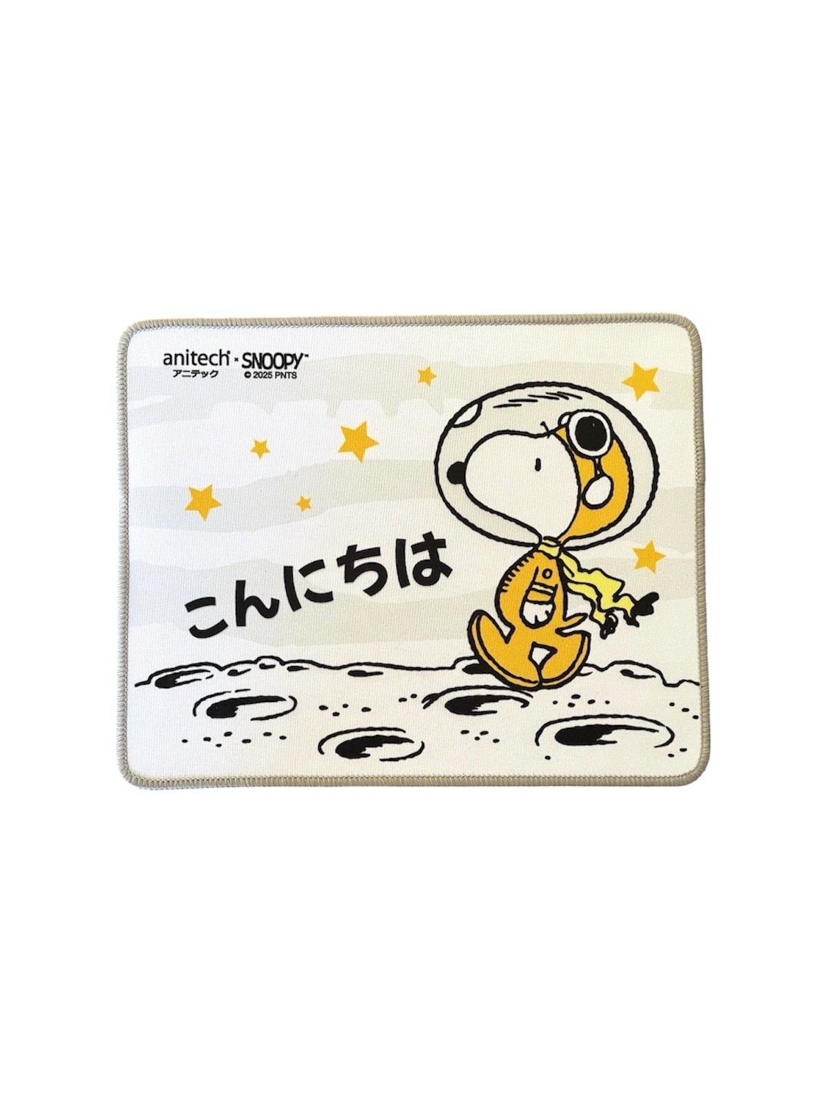 Peanuts Astronaut Space Snoopy on Moon Mouse Pad Mat Konnichiwa Anitech NEW