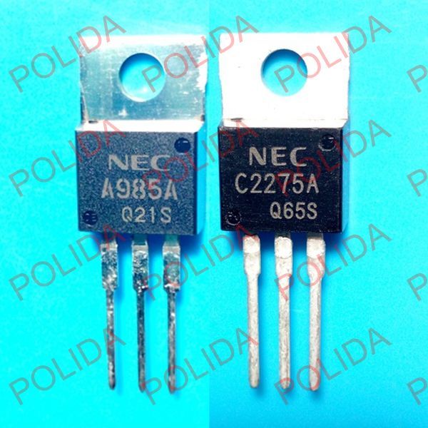 1pairs OR 2PCS Transistor NEC TO-220 2SA985A/2SC2275A A985A/C2275A