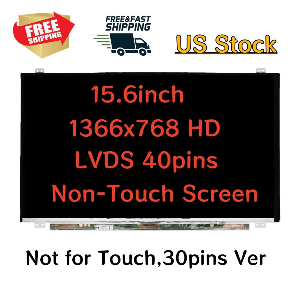 LTN156AT30-H01 40 Pins Screen Replacement LCD LED Display 15.6'' HD New