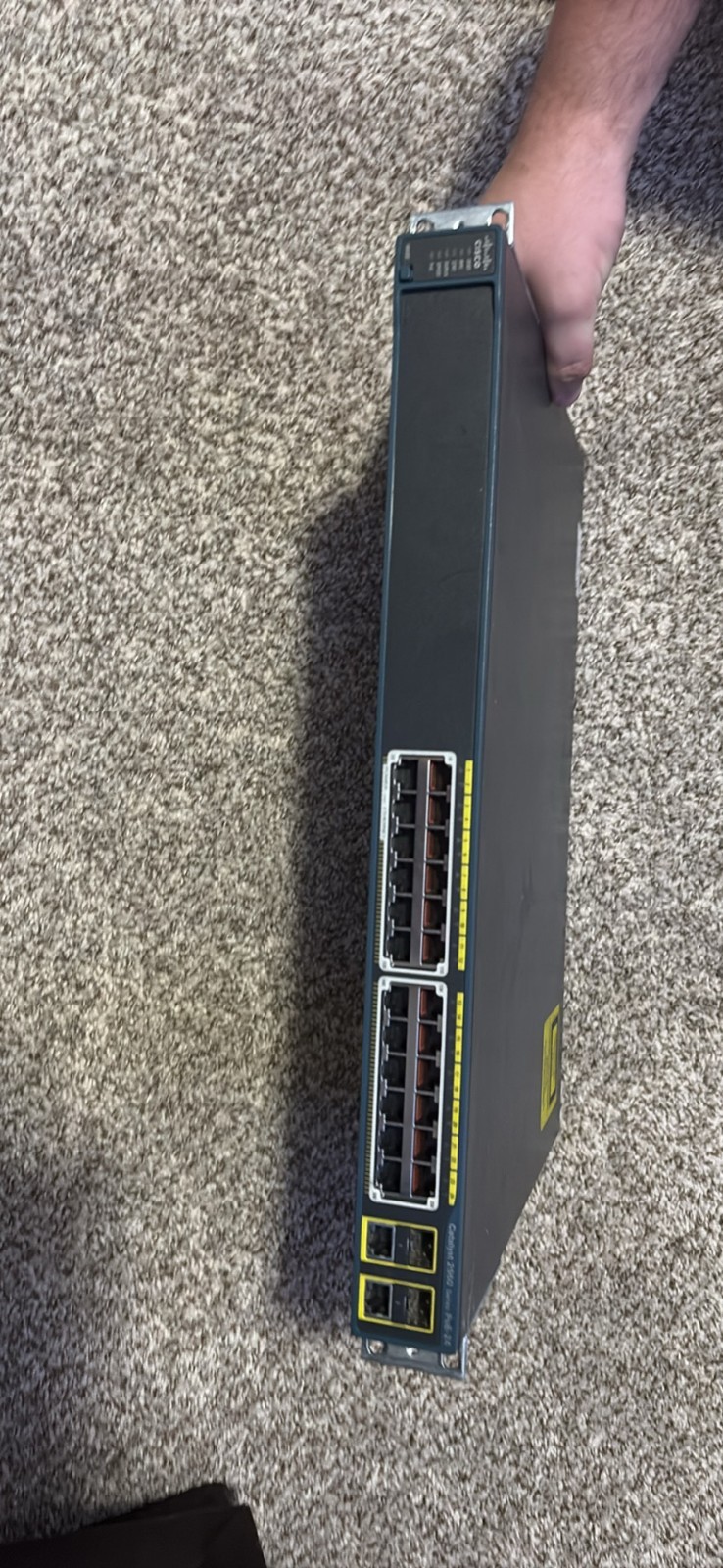 Cisco WS-C3750G-24PS-S 24-Port Gigabit Rack Mount Managed Switch
