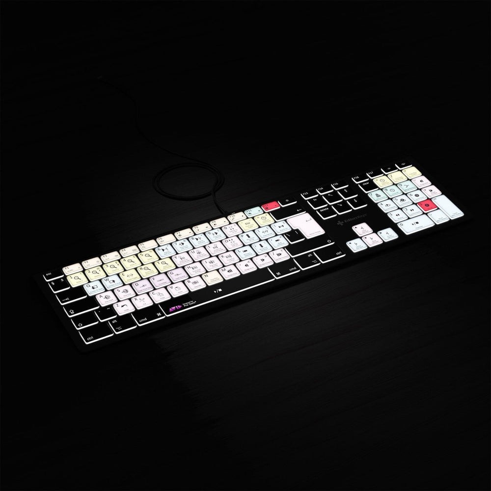 Editors Keys Pro Tools Backlit Keyboard Windows 
