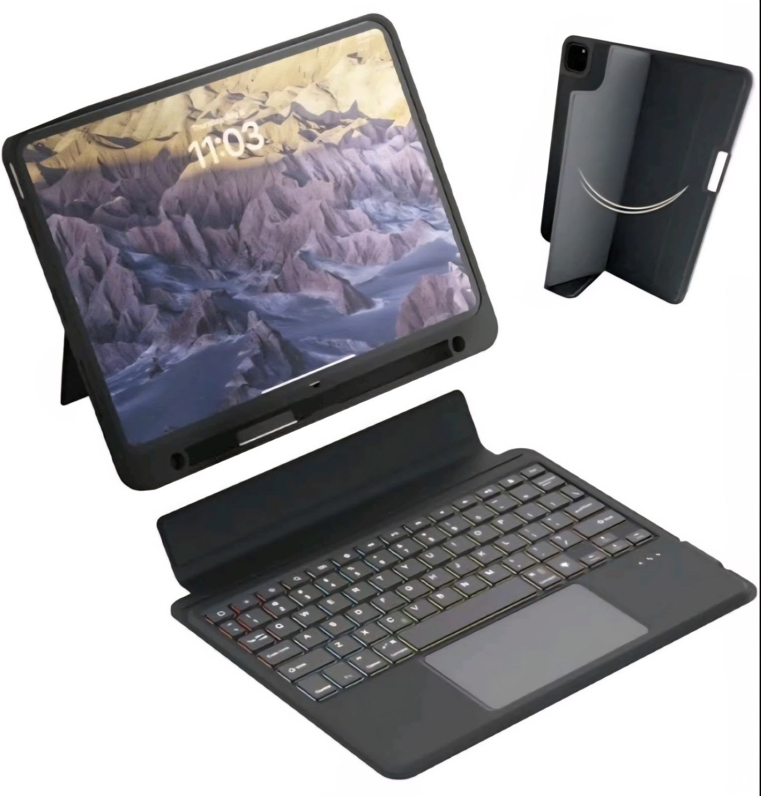 EIP Magnetic Keyboard Case for Apple iPad 7 8 9 & Air 3 Built In Keyboard w Box
