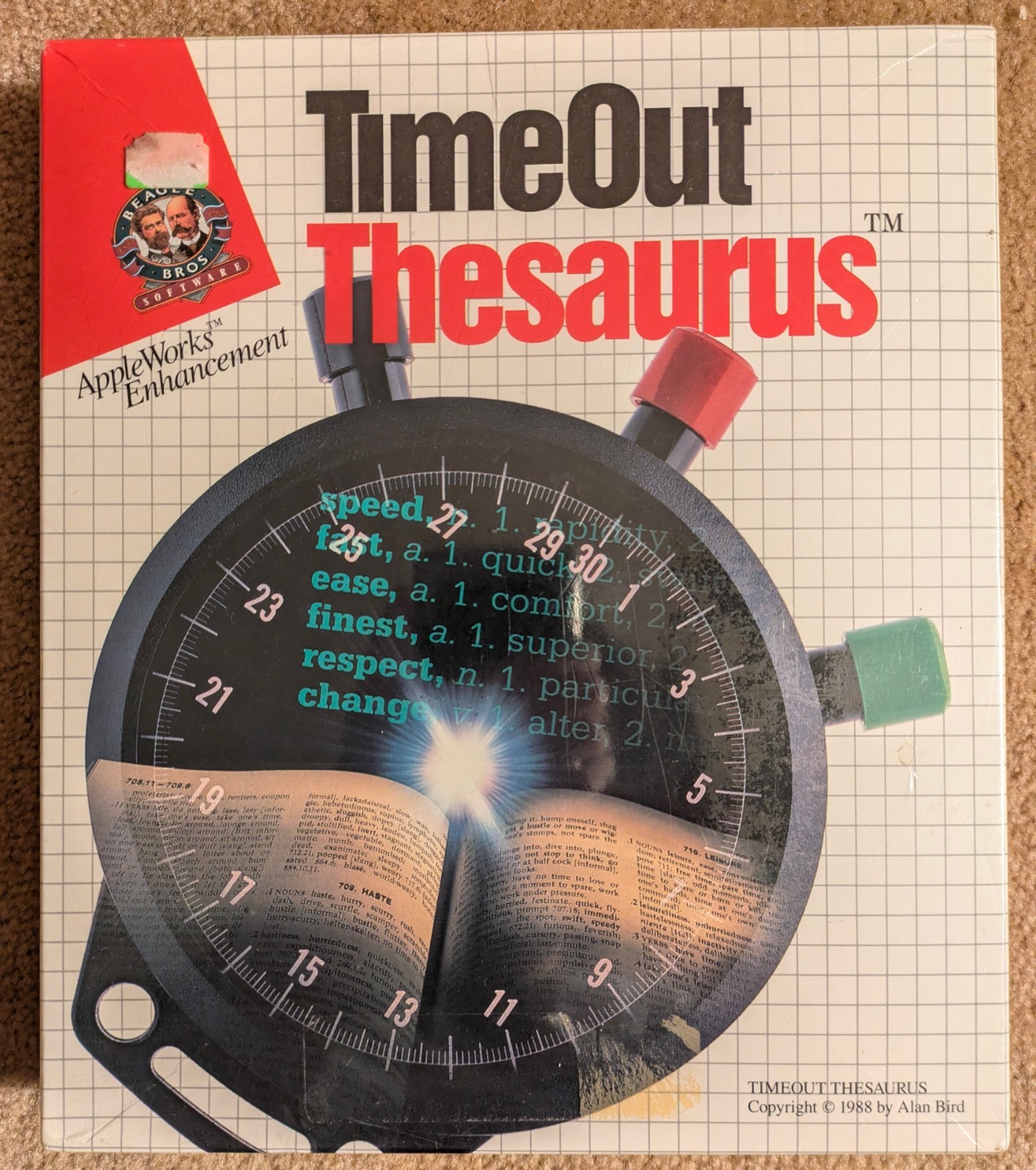 Beagle Bros TimeOut Thesaurus for Apple RARE(New/Unsealed)
