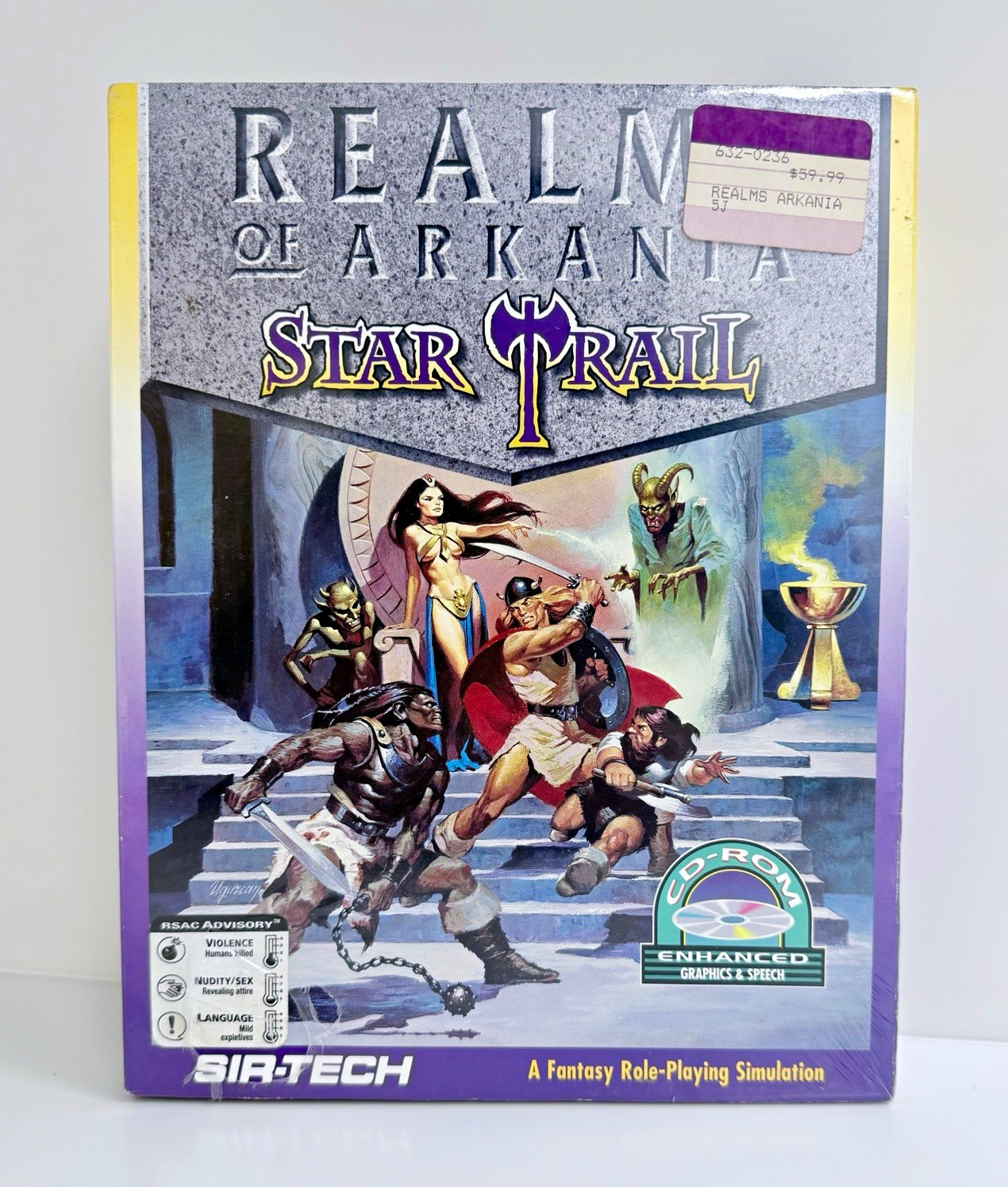 Sir-Tech Realms of Arkania: Star Trail PC/MS-DOS CD-ROM Game BIG BOX, Sealed New