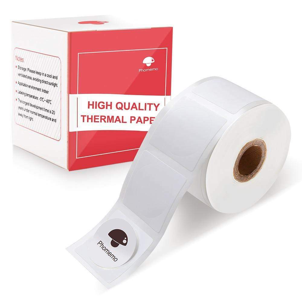 Phomemo M110/M100 Round Thermal Label Self-Adhesive Sticker for M220/M108/M421