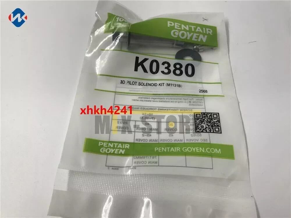 New Goyen K0380 Pilot Solenoid Valve Kit