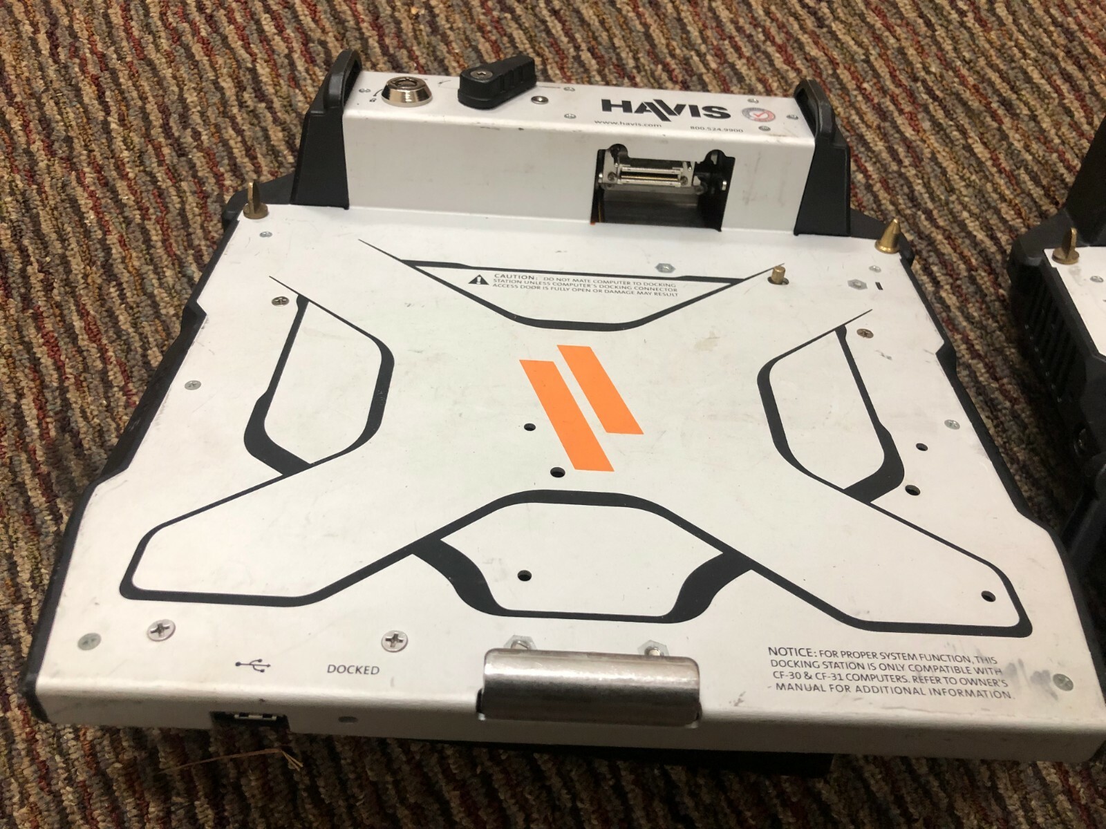 One Havis DS-PAN-111 or 112 rugged mobile docking station tough-book Pan 30, 31