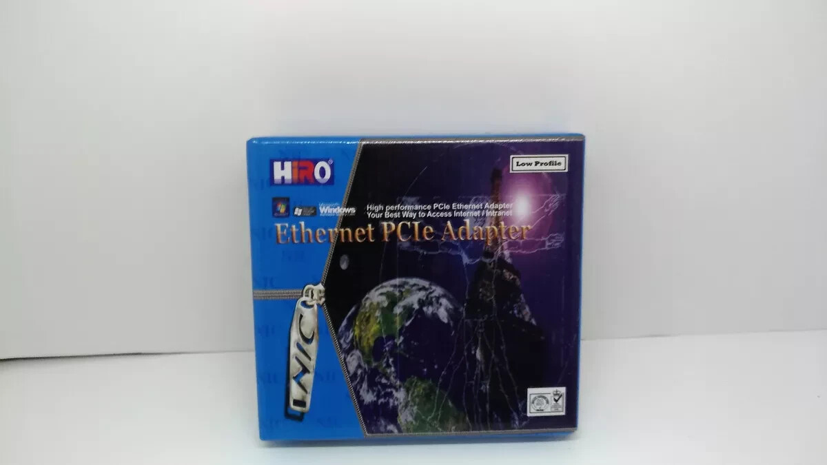 HiRO H50219 10/100/1000mb/s Low Profile Internal PCI-E x1 Gigabit Ether lot of 8