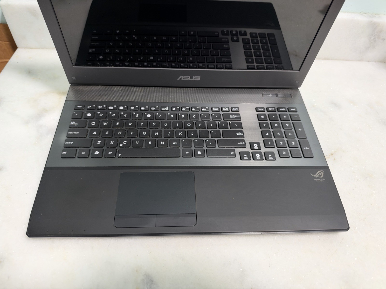 ASUS ROG G74SX 17.3" Gaming Laptop Untested AS IS For Parts or Repair