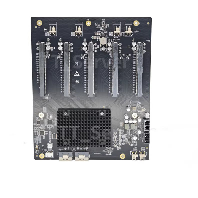 PLX88096 Expansion Card PCIe 4.0 5-card expansion backplane Adapter Board///