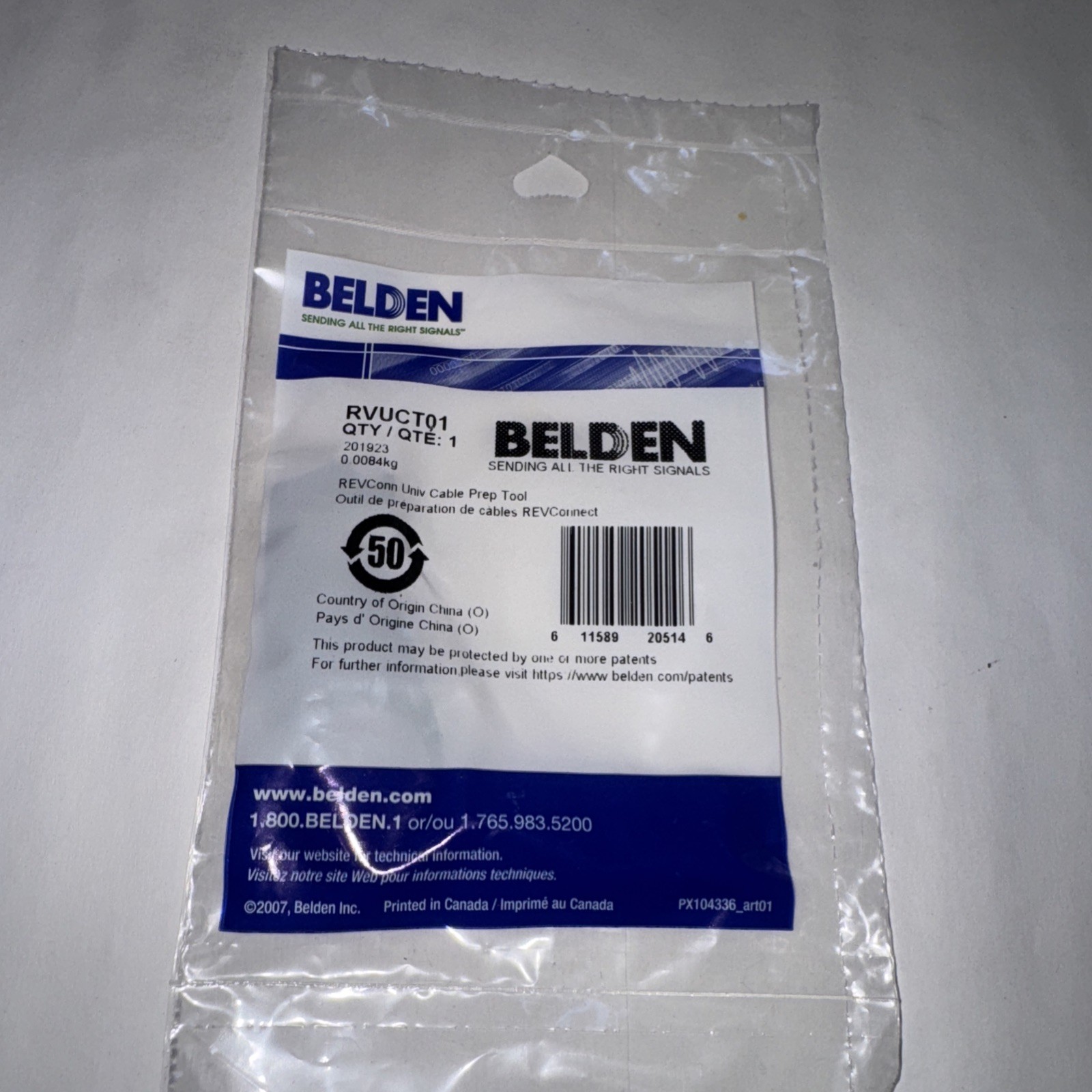 Belden RVUCT01 Replacement Insert for the RVUTT01 REVConn Universal Cable 