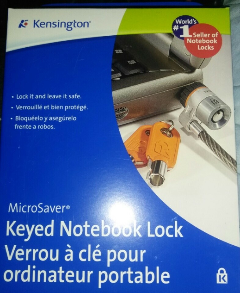 Kensington 64068f MicroSaver Notebook Lock and Security Cable