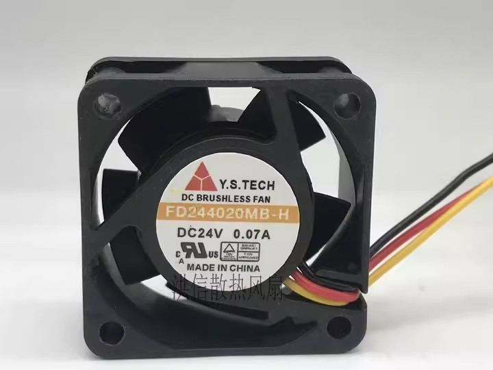 1PCS Y.S.TECH 4020 FD244020MB-H DC 24V 0.07A Dual Ball Bearing Cooling Fan