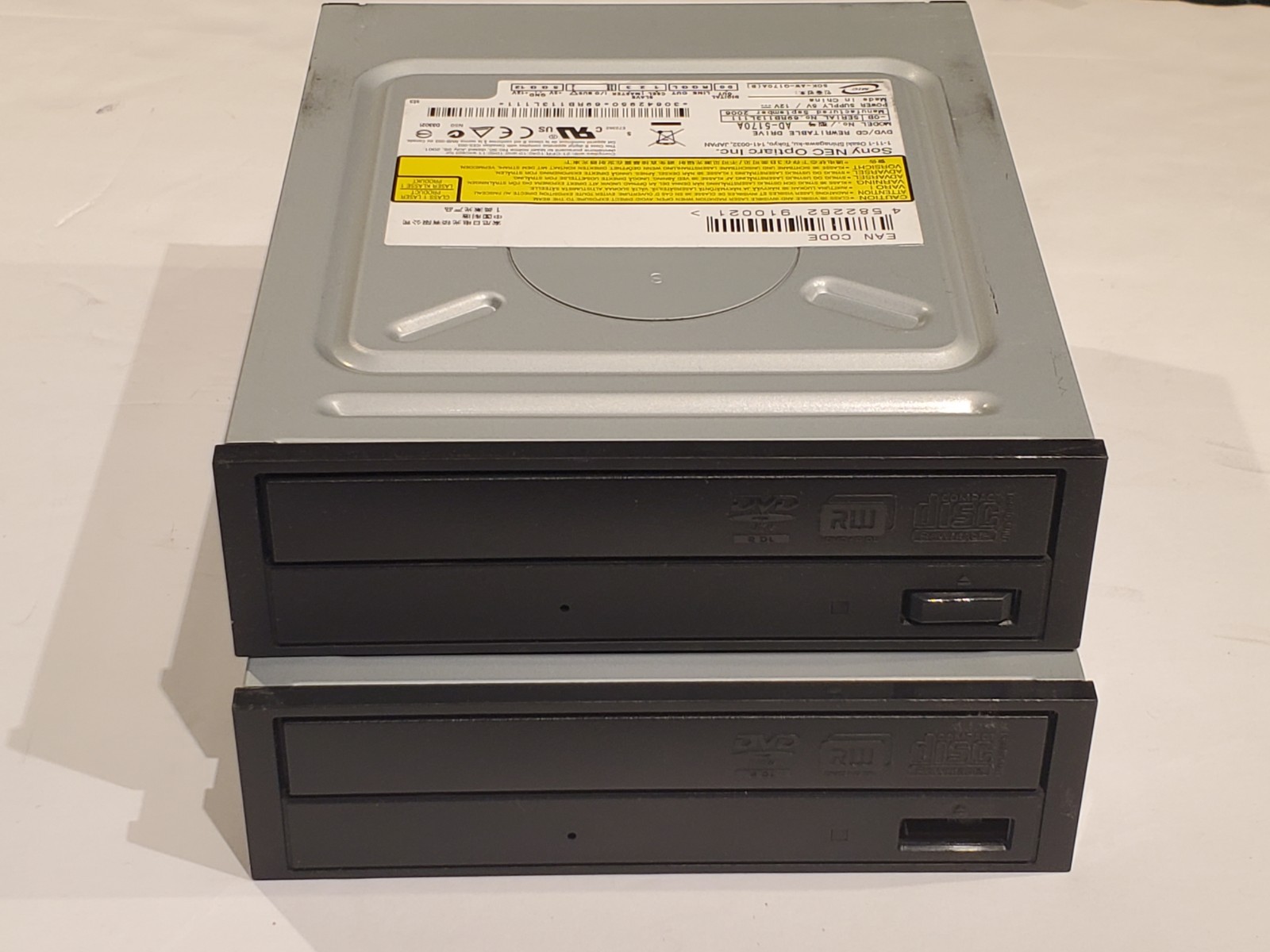 Sony NEC Optiarc AD-5170A IDE DVD +RW CD Rewritable Optical Drive PAIR