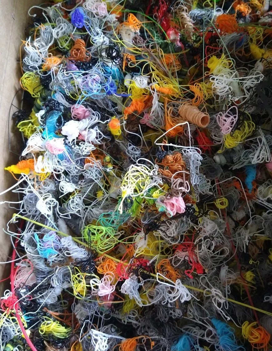 3LBS Bambu Lab PLA Filament 3D Printer Purge/Waste/Scraps Multicolor FREE S/H
