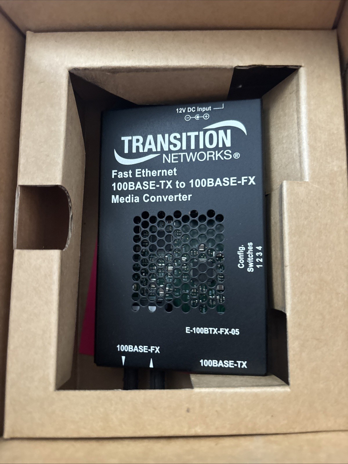 Transition Networks Fast Ethernet Media Converter E-100BTX-FX-05(SM)