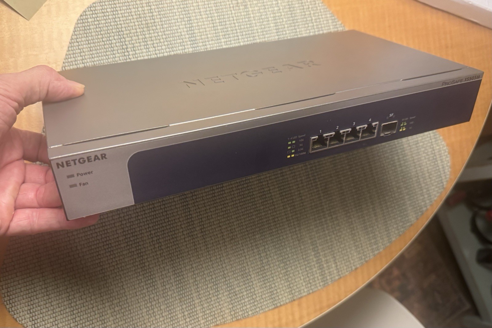 NETGEAR internet switch PROSAFE XS505M