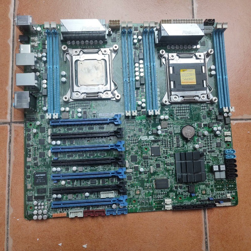 FOR ASUS Z9PE-D8 LGA2011 DDR3*8 Intel C602 64GB Server Motherboard Test OK