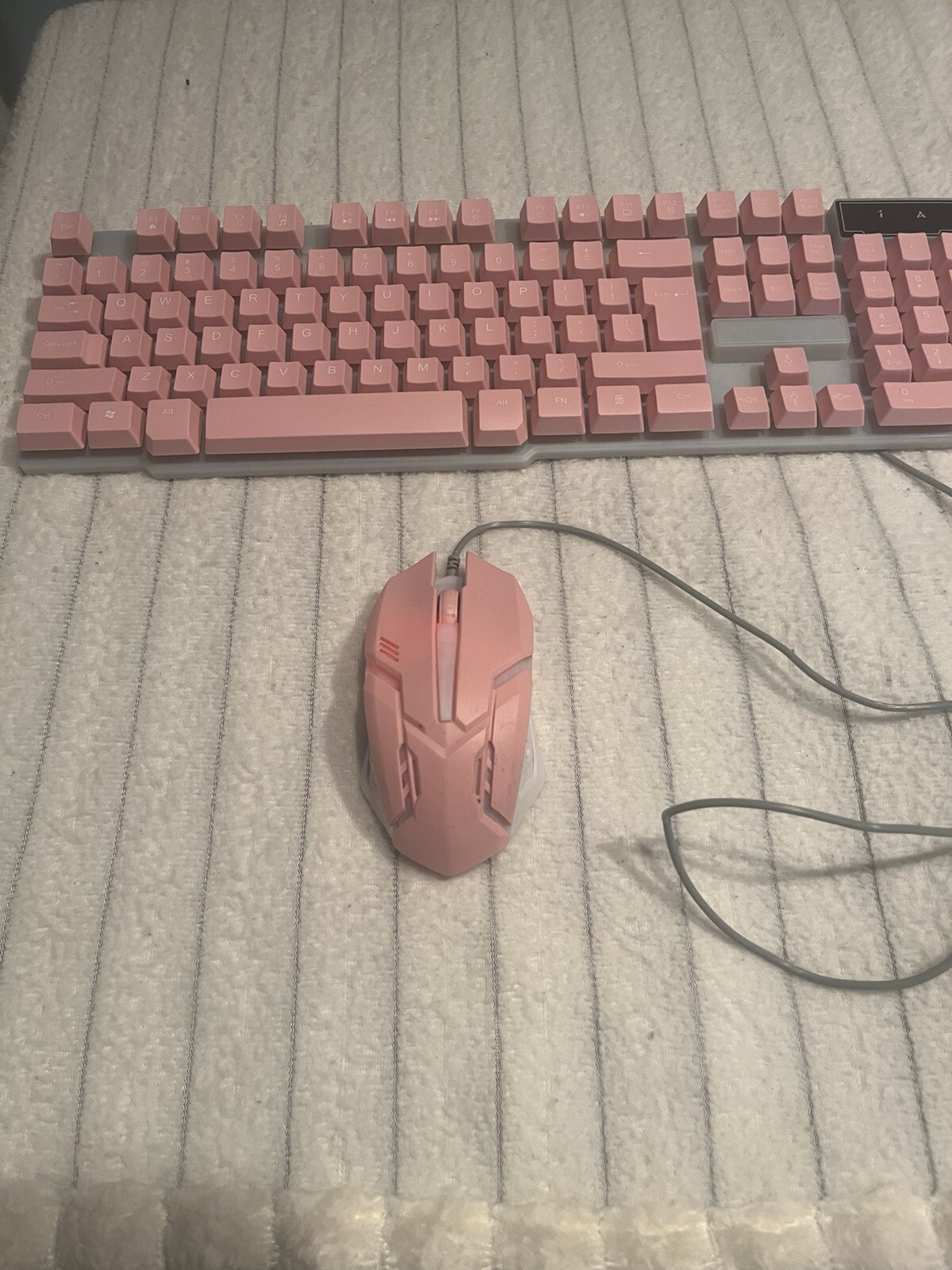 Sarina Gamer Girl LED Keyboard Mouse USB