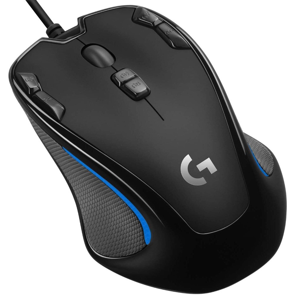 Logitech G300s Optical Ambidextrous Gaming Mouse – 9 Programmable Buttons 95%New