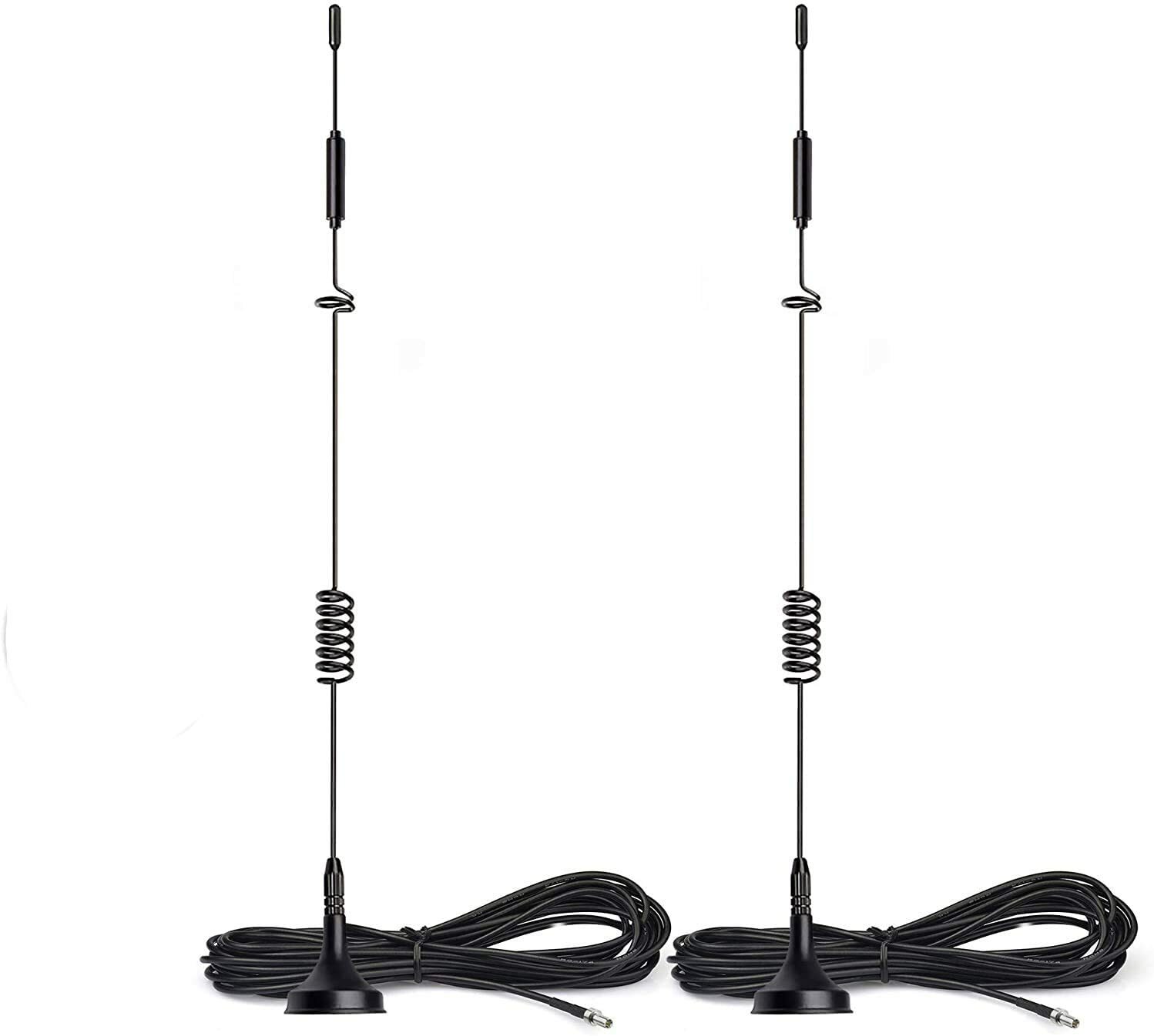 2pcs Bingfu 4G LTE Antenna 8dBi Magnetic Base Cellular MIMO TS9 Antenna for Mifi