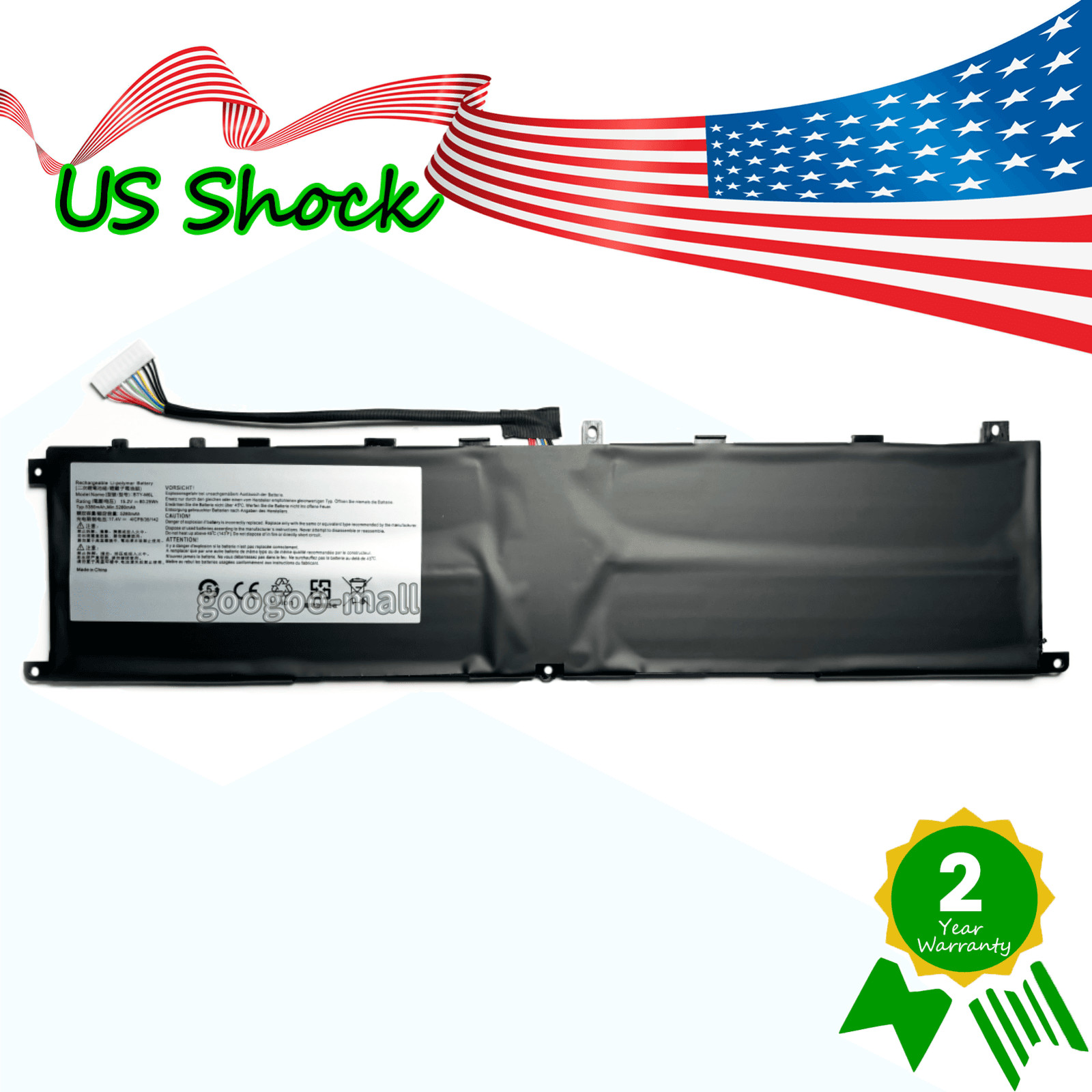Genuine BTY-M6L Battery for MSI GS65 P65 PS63 GS65 Stealth Thin8SE 8SF MS-16Q2