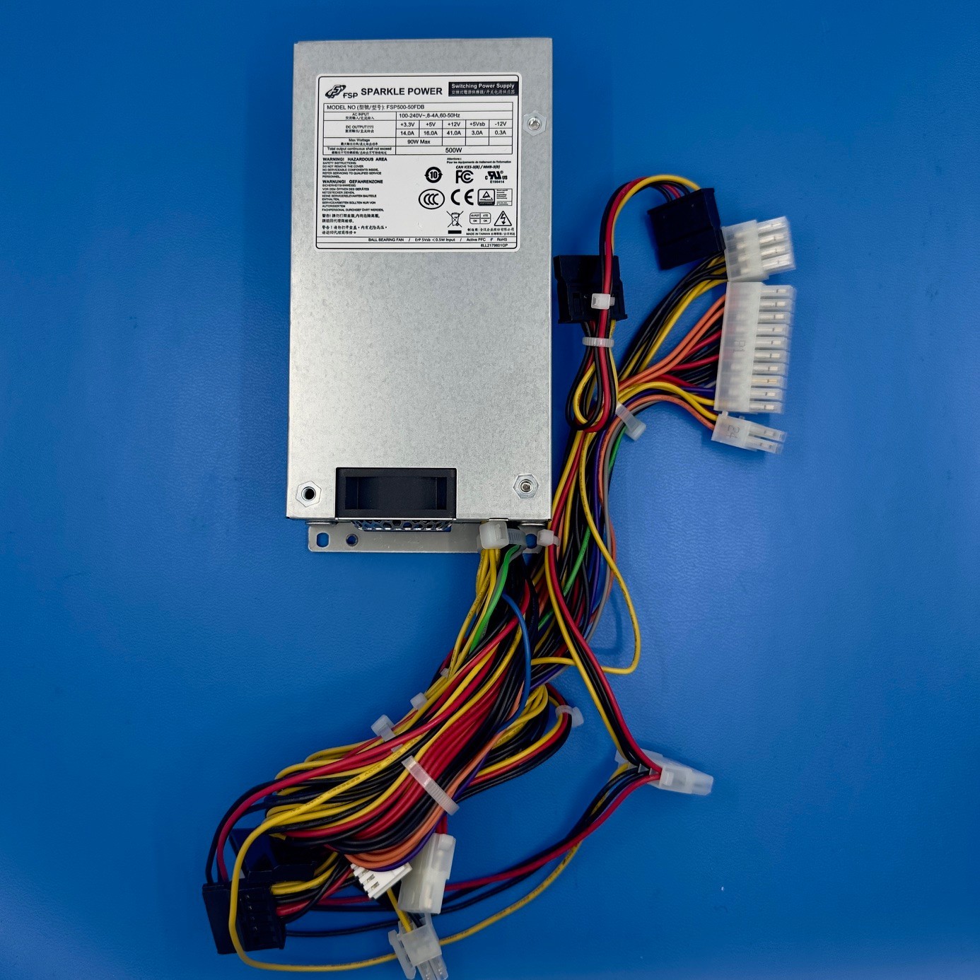 FSP500-50FDB 500W Server Power Supply FSP Sparkle Industrial PSU w/ Cables
