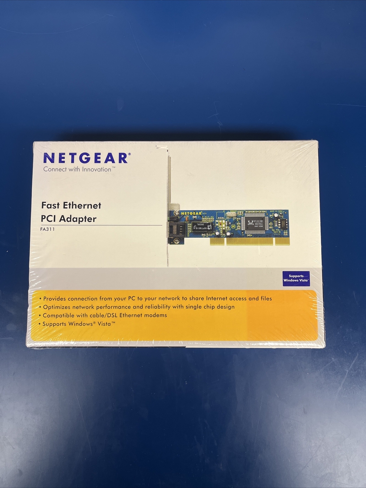 NEW SEALED - NETGEAR FAST ETHERNET PCI ADAPTER FA311