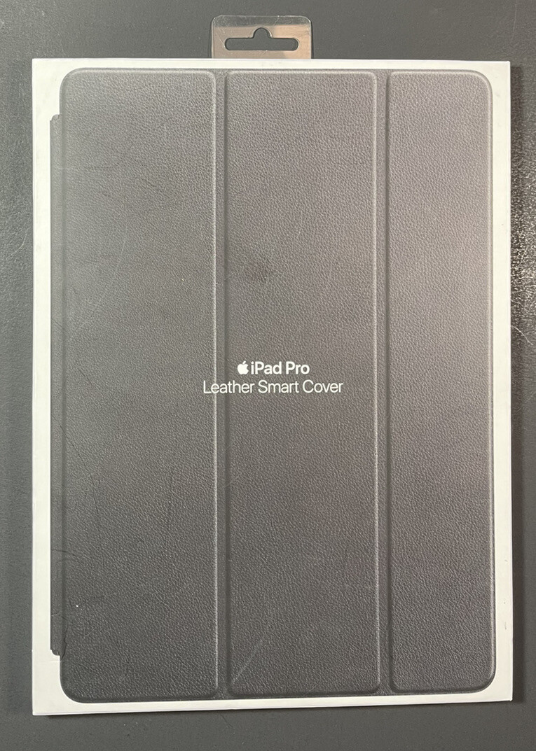 Official Apple iPad Pro 10.5 inch Leather Smart Cover [ Black ] NEW