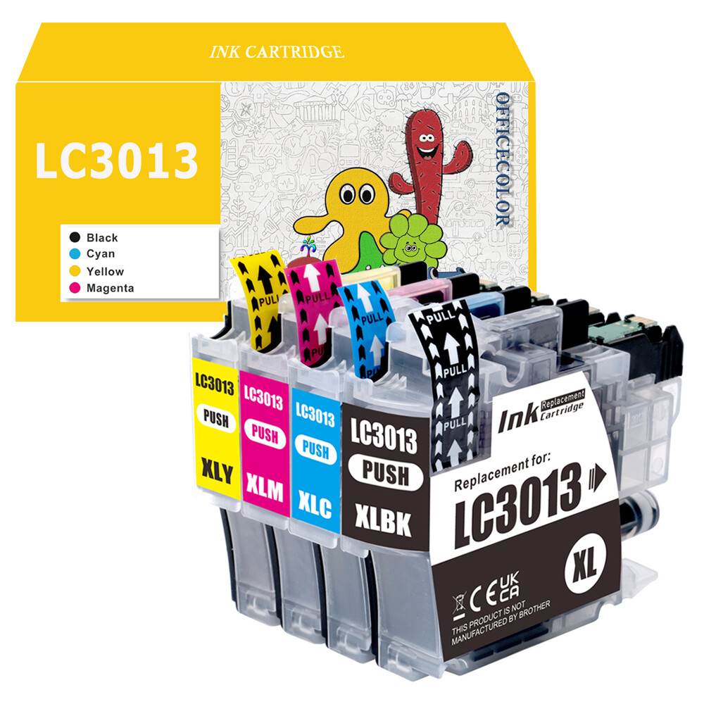 Ink Cartridge for Brother LC3013 LC3011 MFC-J491DW J497DW MFC-J895DW Printer