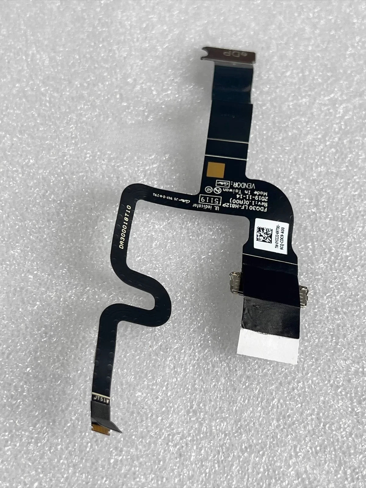 40PIN FDQ30 LCD Video Screen Cable For Dell XPS 13 9300 LF-H812P 0YCCJ2  YCCJ2
