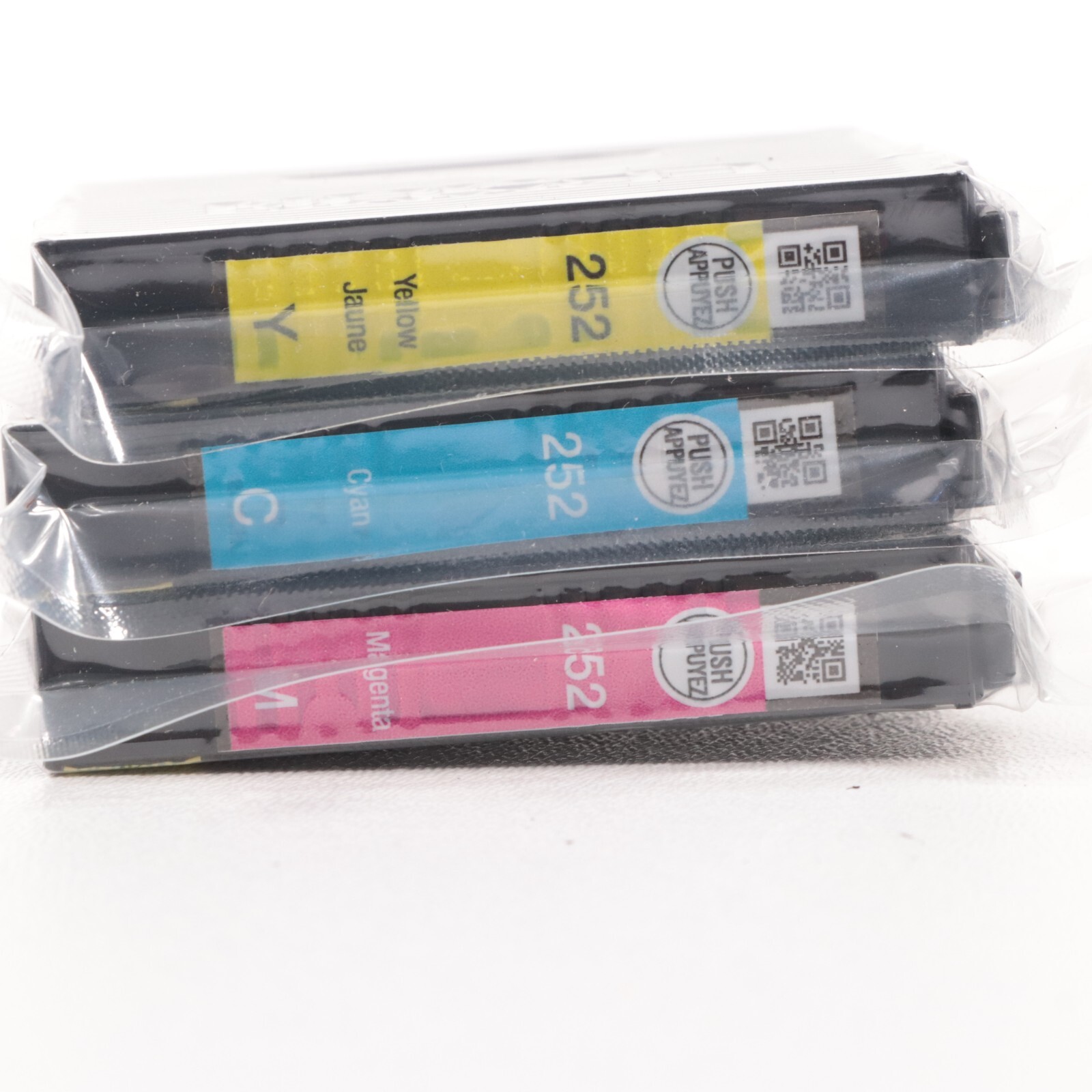 EPSON 252 Standard Capacity Tri-Color Combo Pack 3 pack open box 7/2025