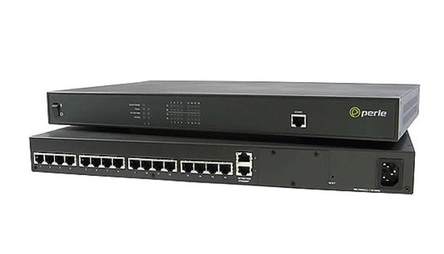 Perle IOLAN SCS16C-DSFP 16 Ports Secure Console Server 16x RJ-45 RS-232 NEW