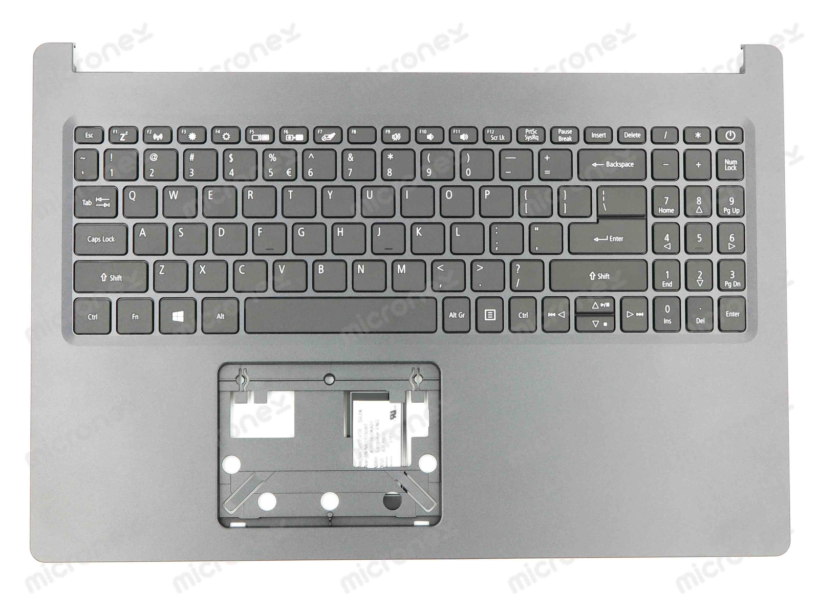 FOR Acer Aspire 3 A315-43 Palmrest Keyboard US-International