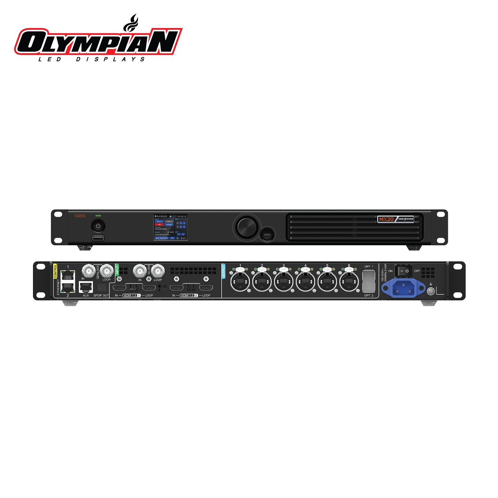 Latest NovaStar MX20 LED Display Controller 6 Output Ports VMP