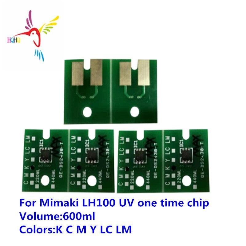600ML LH100 UV One Time Chip For Mimaki UJF-3042 UJF-6042/706 UJV-160 JFX-1631