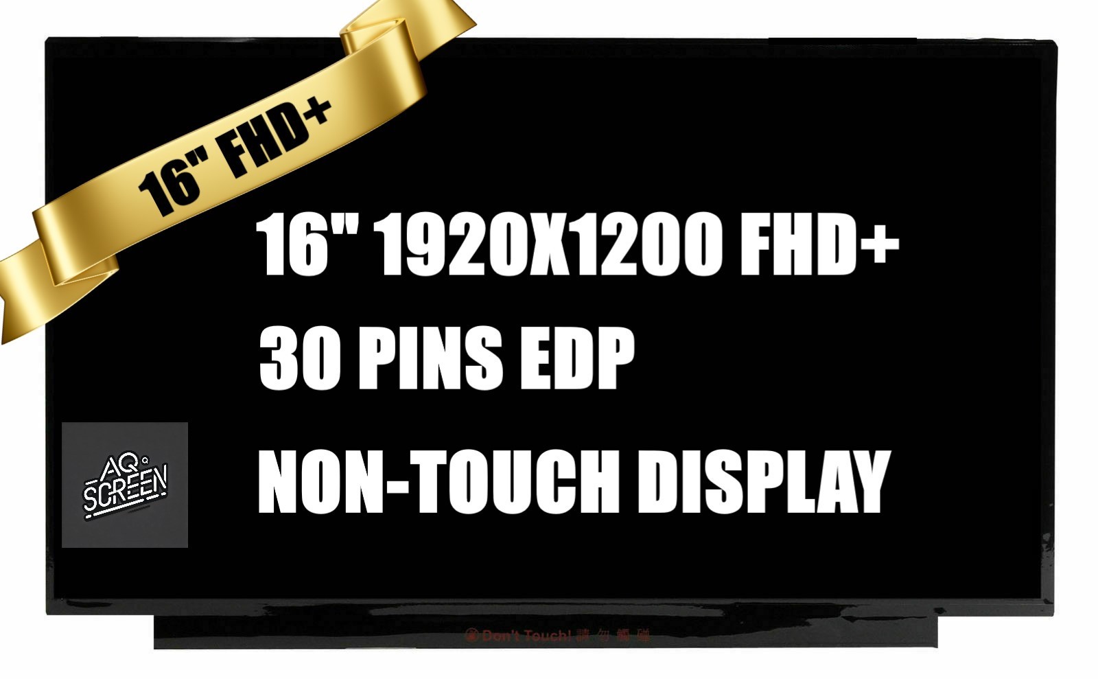 BOE NV160WUM-NH3 FHD+ IPS LCD Screen 30 pin Matte LED Display