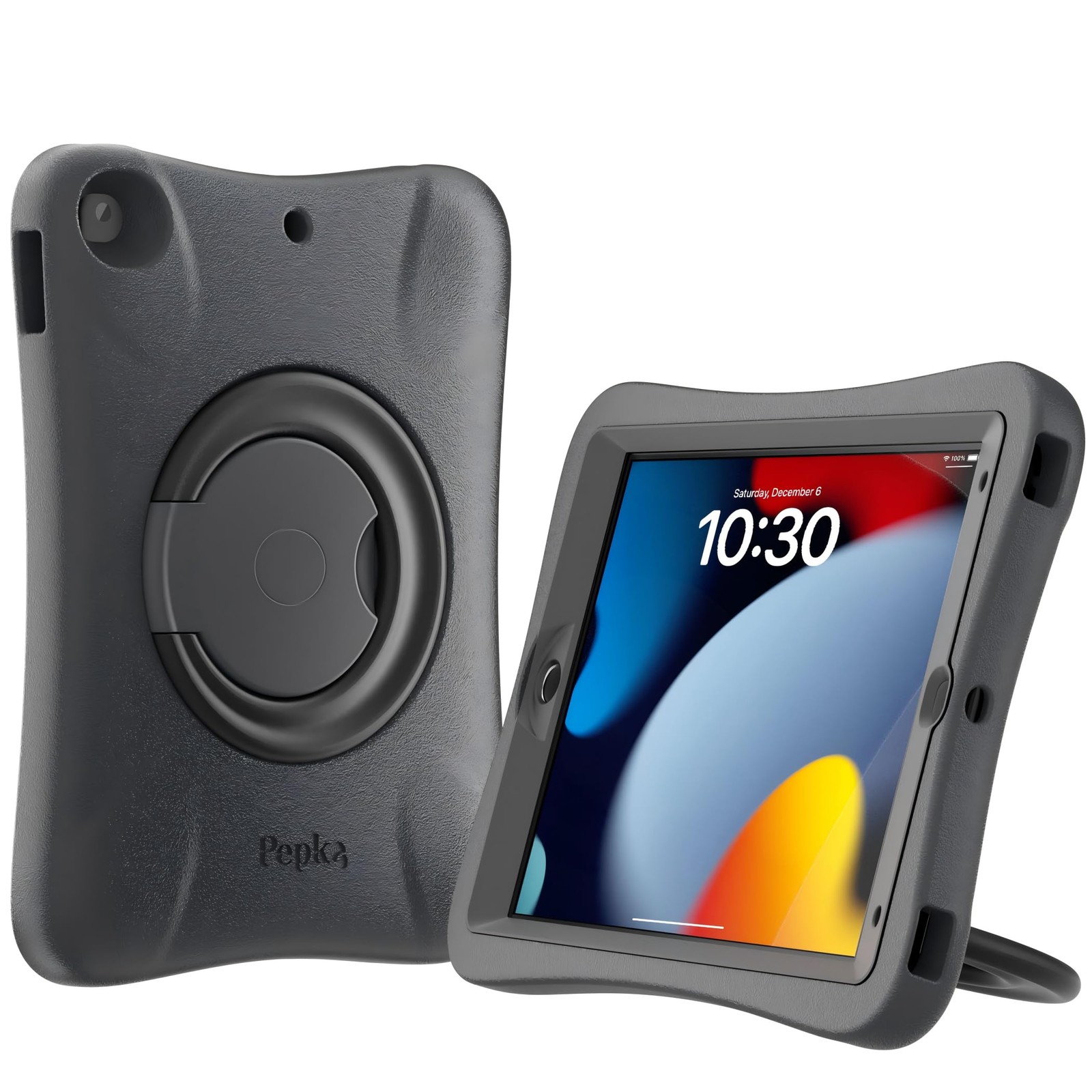 Pepkoo Case for iPad 10.2 Inch 7th/8th/9th Gen Shockproof Kids Cover