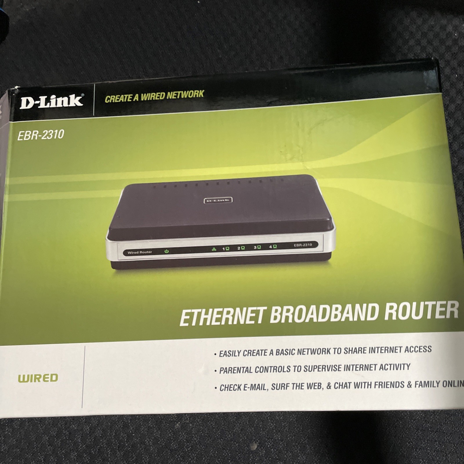 D-Link EBR-2310 4-Port 10/100 Wired Router