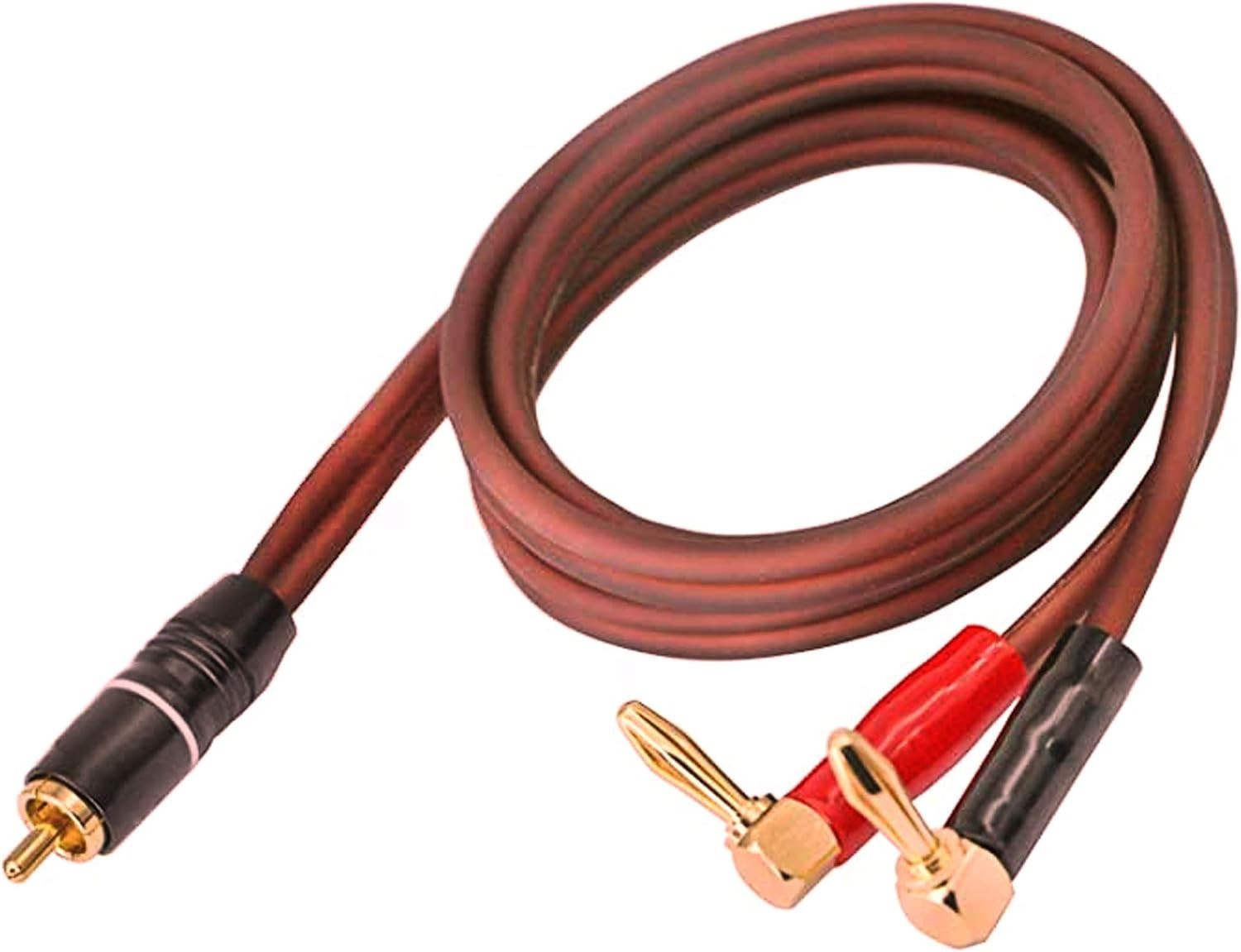 Banana Plug To Rca Speaker Cablespeaker Wire Rca Male To Banana Plugs2banana 4